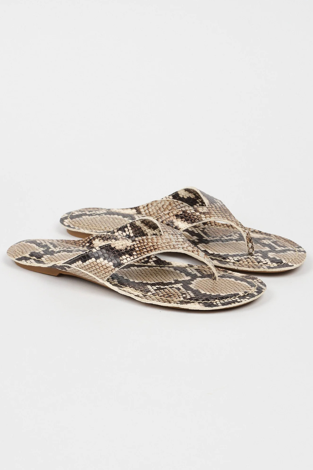 Flay lay of Jamie Haller The San Diego Sandal front/side view