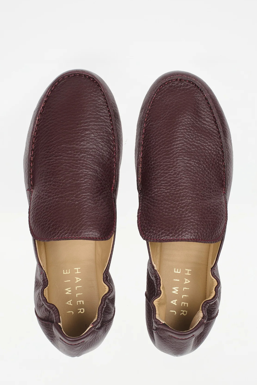 Flat lay of Jamie Haller The Driver top view