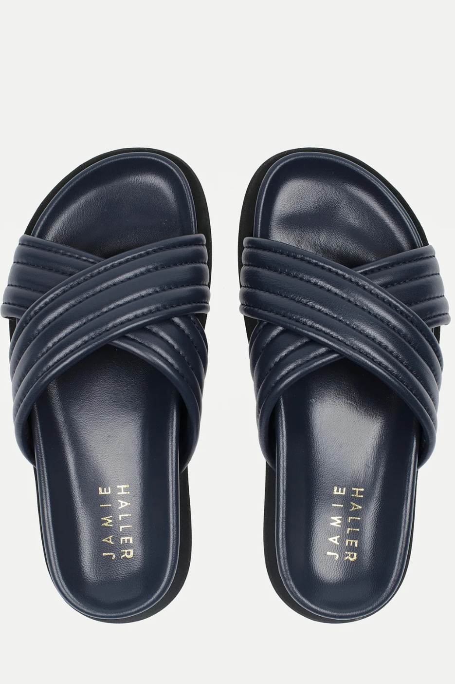 Flat lay of Jamie Haller The Pool Slide top view