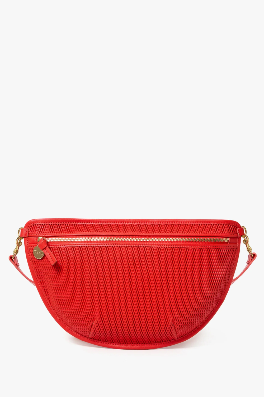 Flat lay of Clare V. Grande Fanny front view