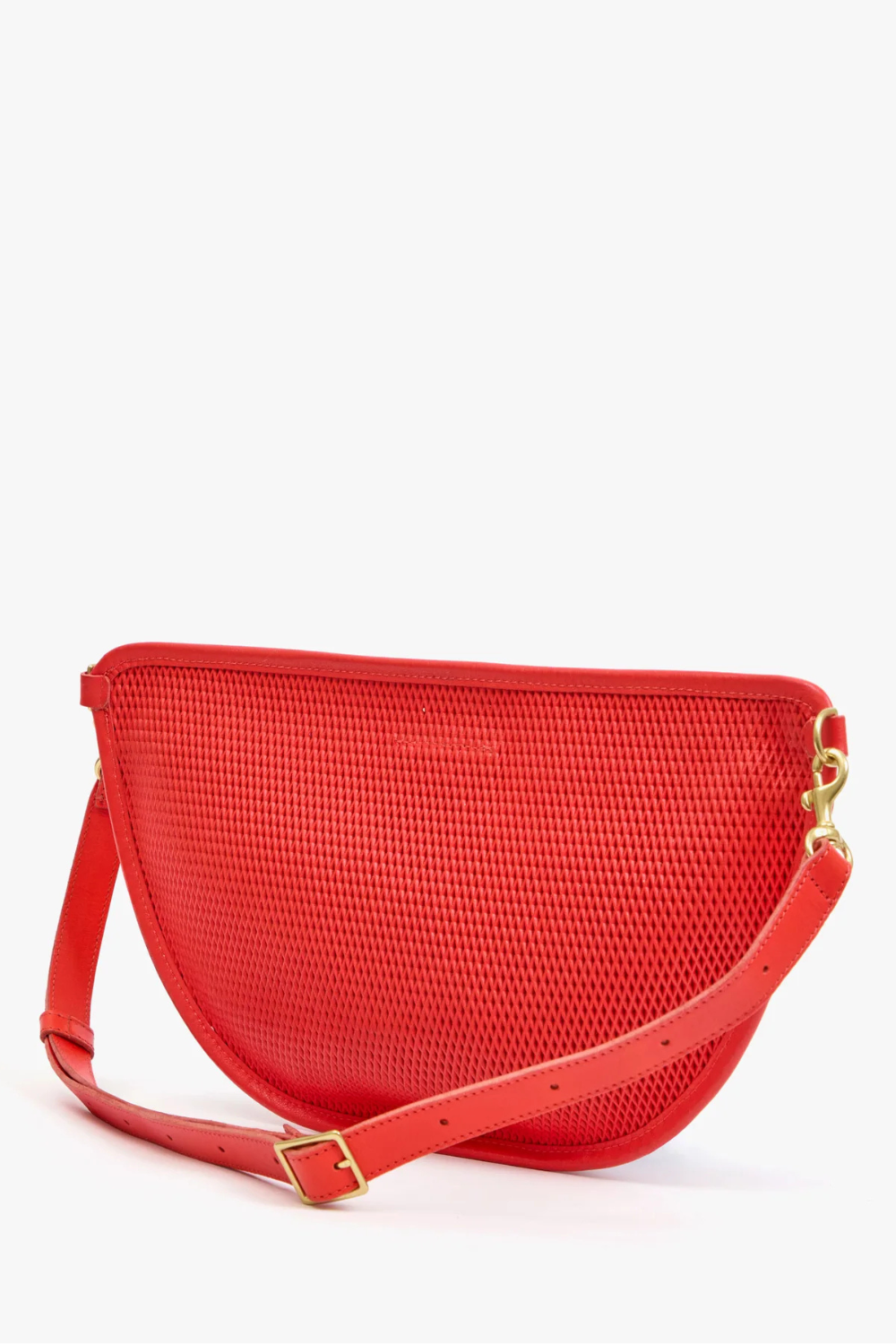 Flat lay of Clare V. Grande Fanny rear view