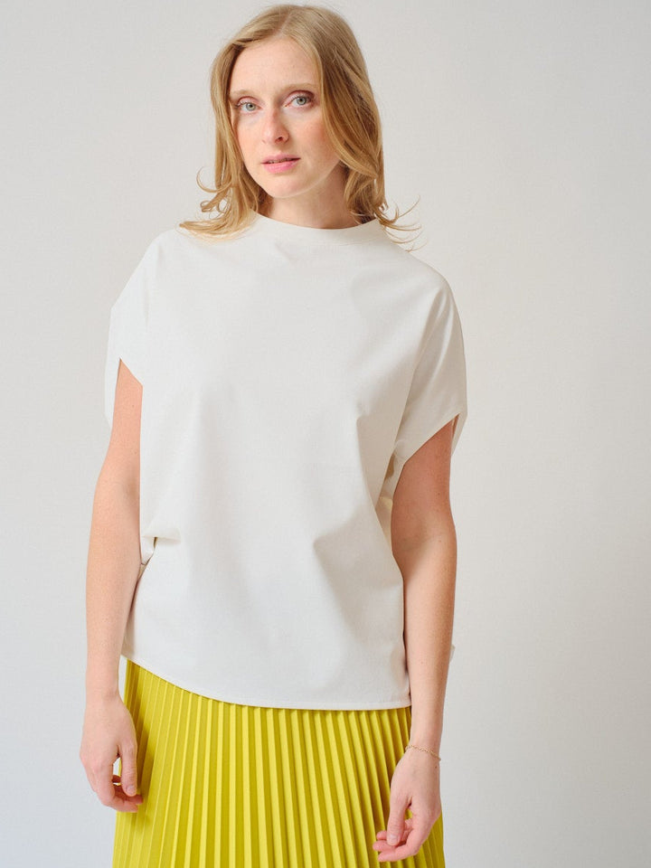 Madi wearing COG The Big Smoke Norma Top front view