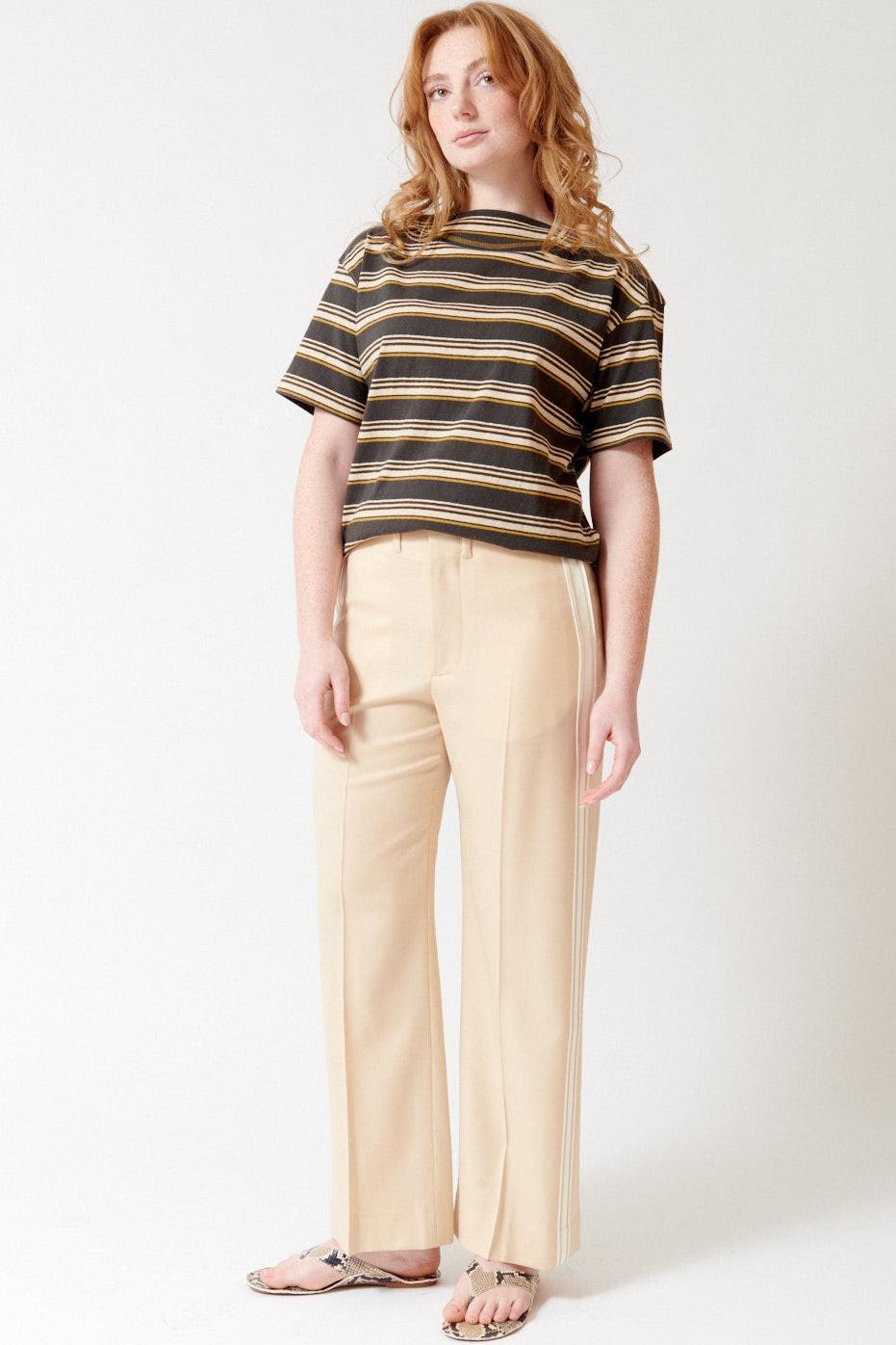 Waverly wearing 6397 Marching Band Pant Blonde front view