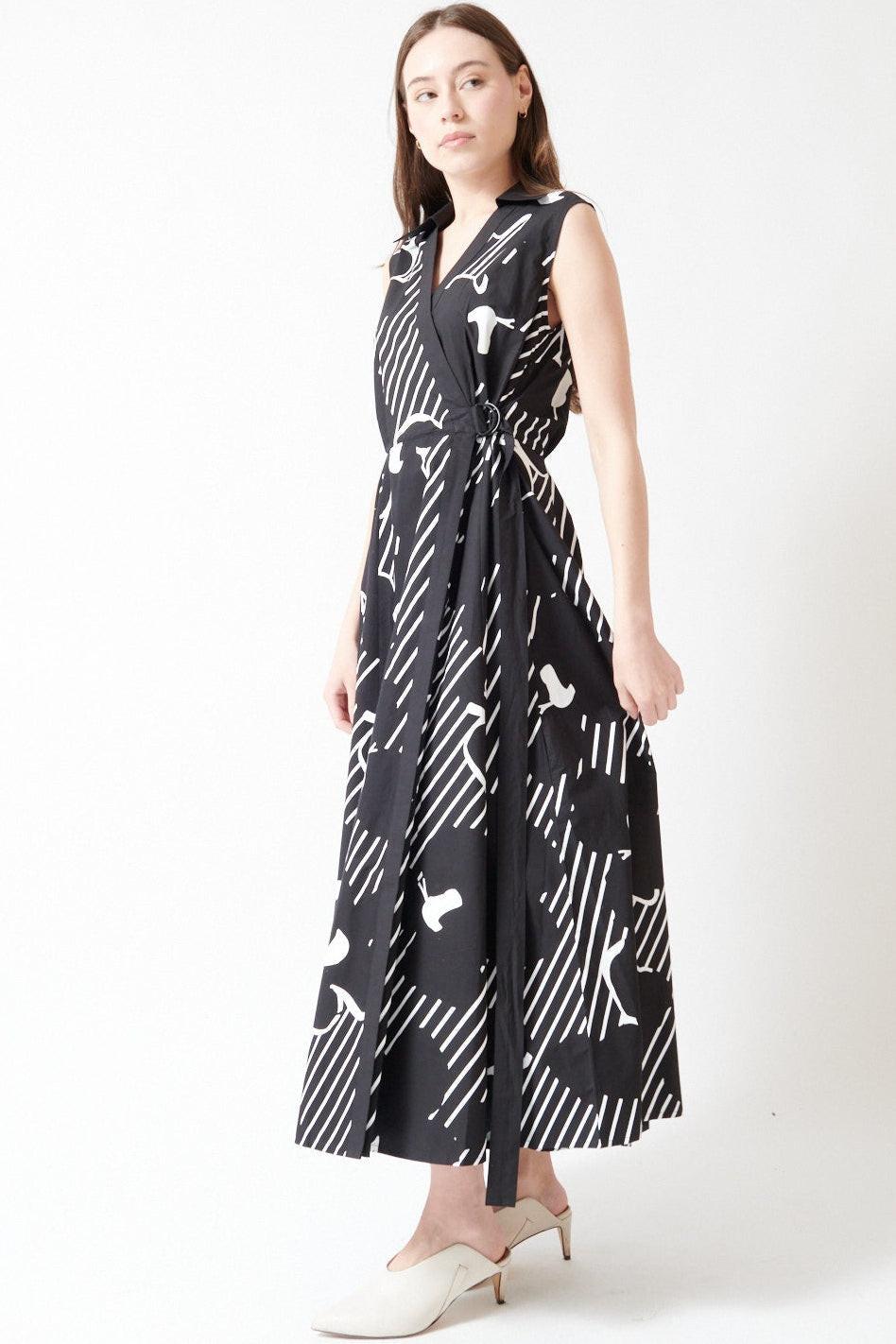 Angela wearing Lovebirds Kyoto Dress front view