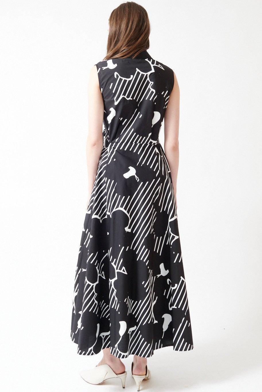 Angela wearing Lovebirds Kyoto Dress rear view