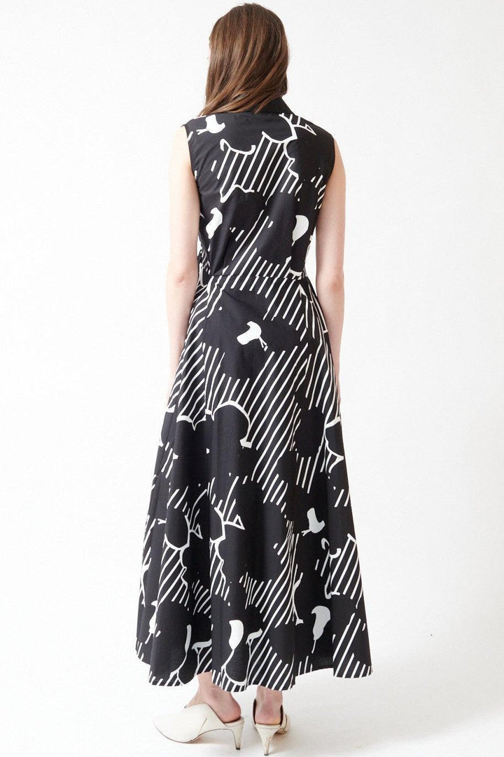 Angela wearing Lovebirds Kyoto Dress rear view