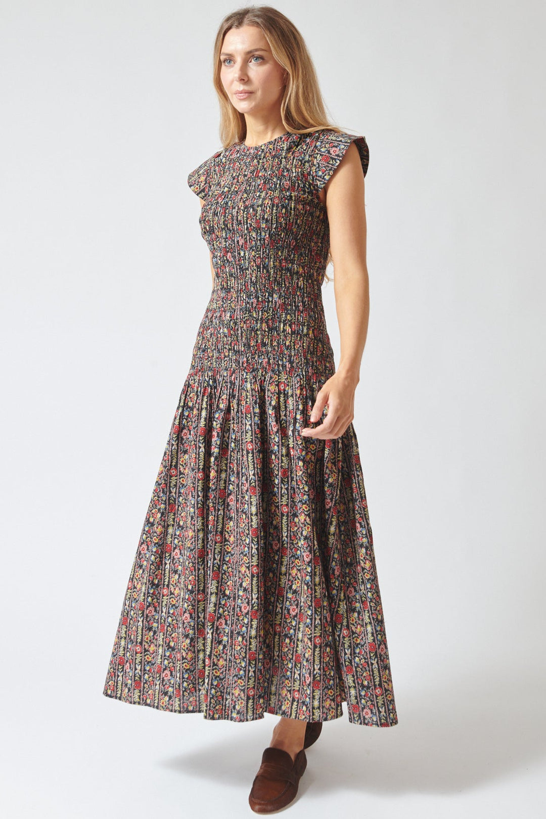 Mari wearing The Great The Paramour Dress front view