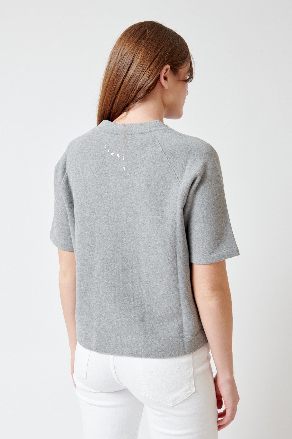 [Clare V.]半袖スウェットシャツ Clare V. Short Sleeve Sweatshirt – grethen house