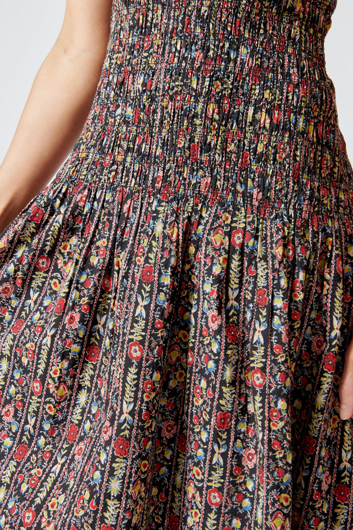Mari wearing The Great The Paramour Dress front/detail view