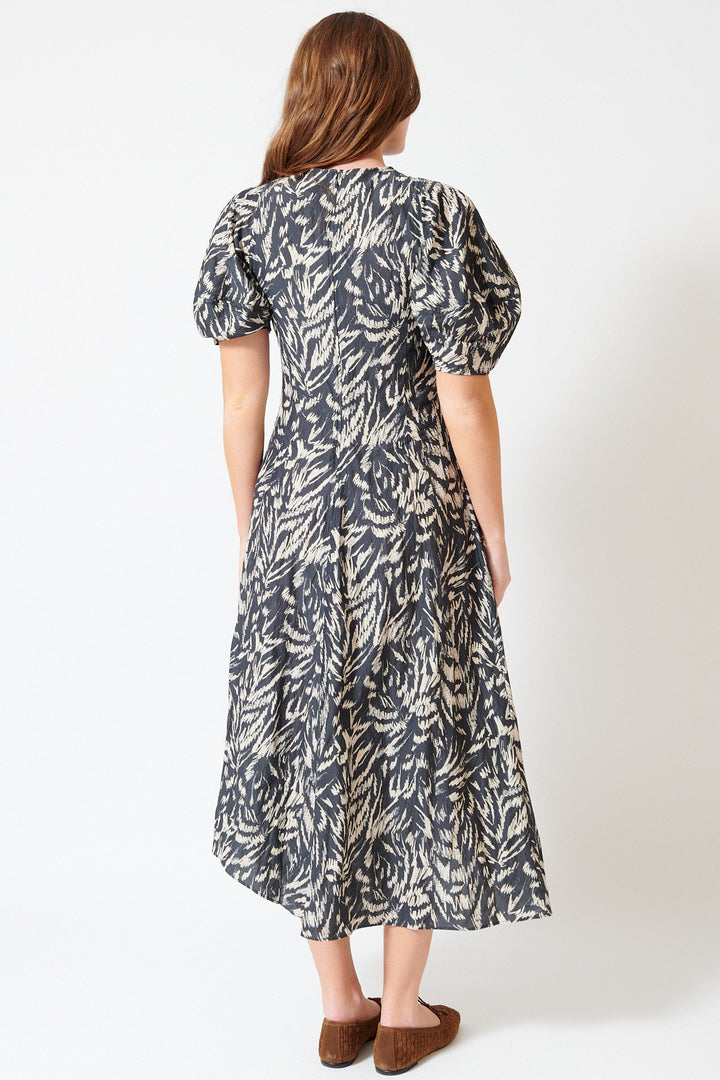 Julia wearing Apiece Apart Bettina Maxi rear view