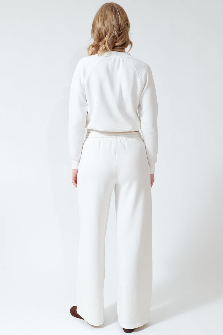 Madi wearing SPRWMN Baggy Sweatpants rear view