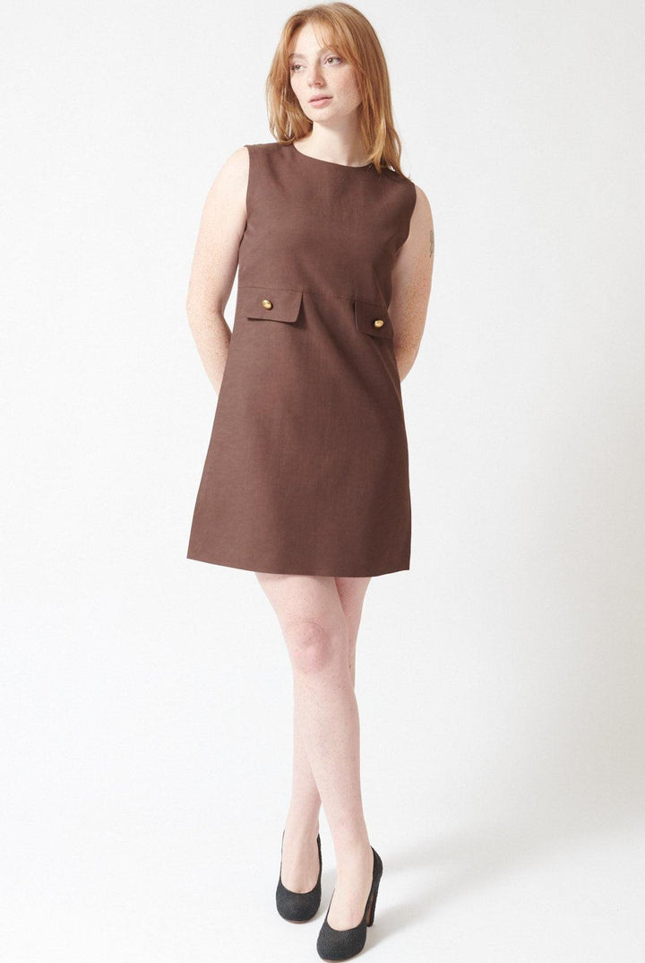 Waverly wearing P.A.R.O.S.H. Raisa Dress front view