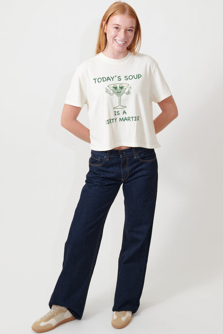 Aysia wearing ASKK NY Sullivan Jean front view