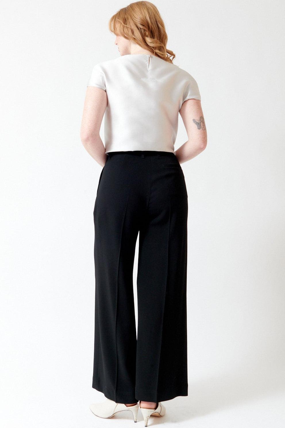 Waverly wearing Christian Wijnants Pama Trouser rear view