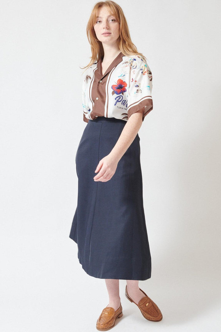 Waverly wearing P.A.R.O.S.H. Raisa Skirt front view