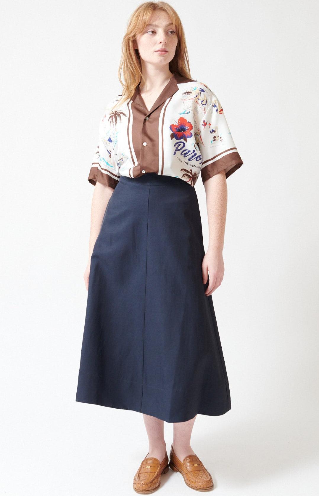 Waverly wearing P.A.R.O.S.H. Raisa Skirt front view
