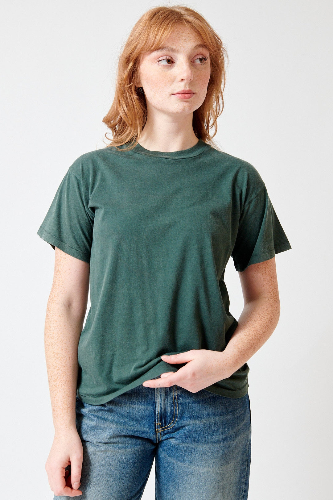 Waverly wearing 6397 Boy T front view