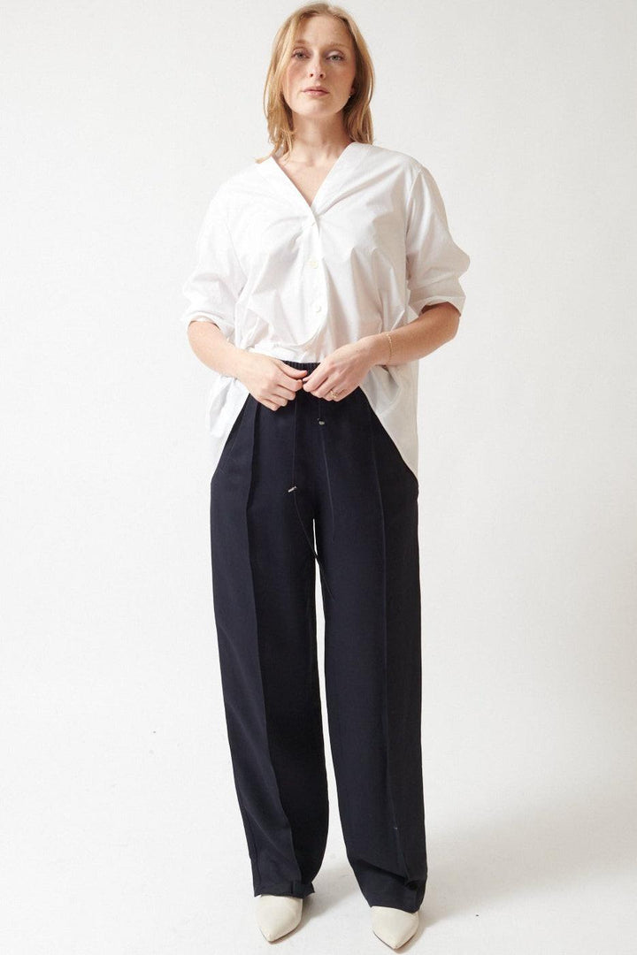 Madi wearing Mantu Teri Jogger Trousers front view