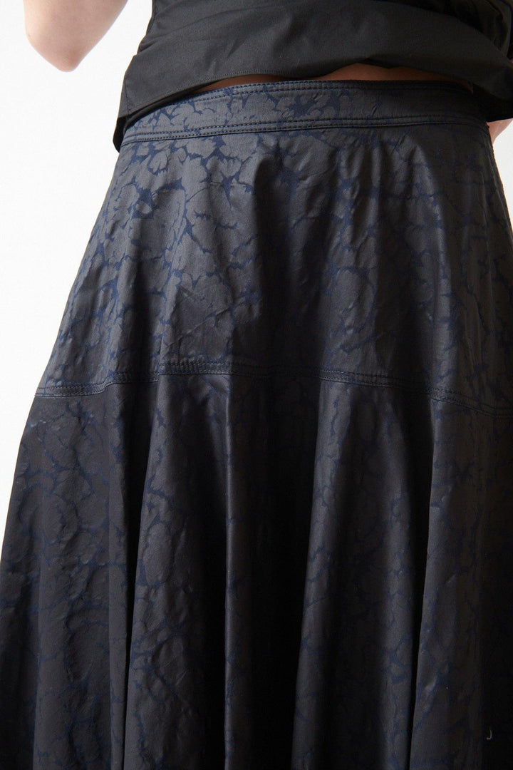 Angela wearing Mantu Janice Full Round Skirt front/detail view