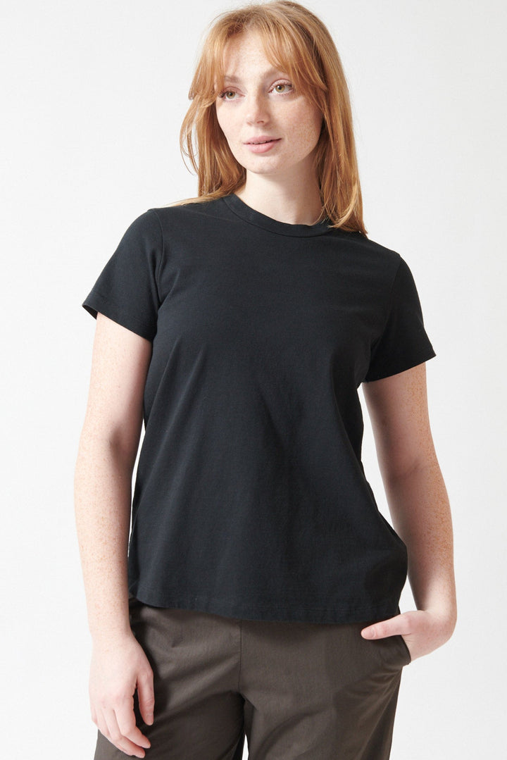 Waverly wearing Labo.Art Tiko Tee front view