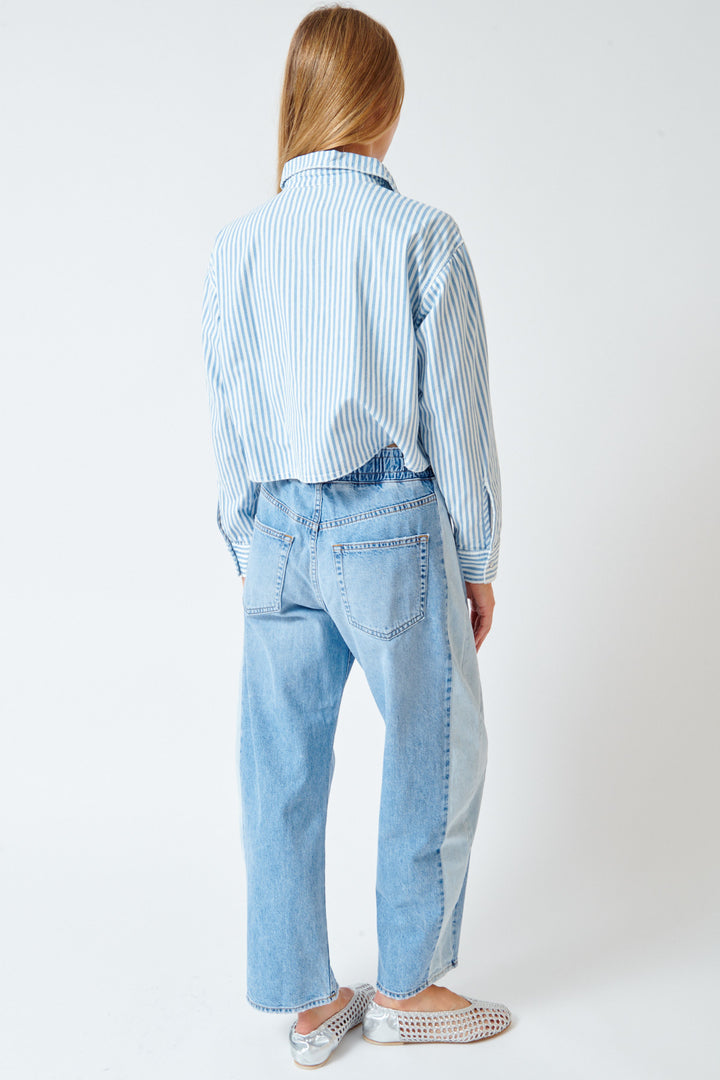 Mari wearing ASKK NY Cancun Pant rear view