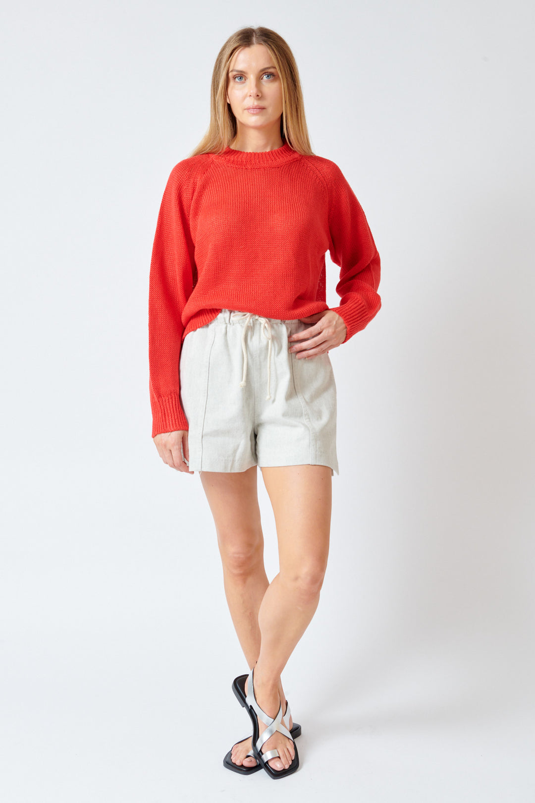 Mari wearing B Sides Meyer Short front view