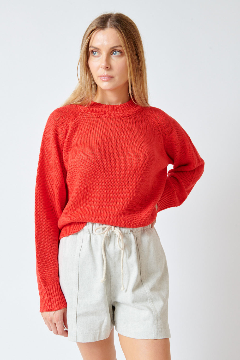 Mari wearing B Sides Meyer Short front view
