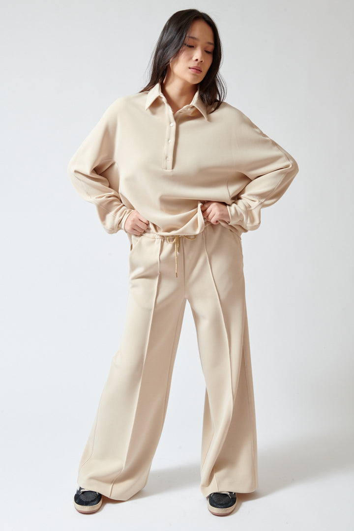 Lilly wearing Momoni Celtic Pant front view