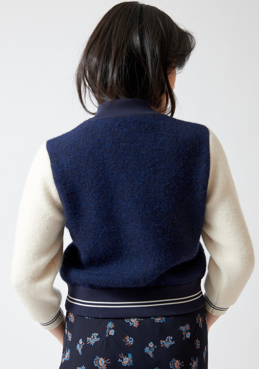 Lilly wearing Dorothee Schumacher College Allure Jacket Dorothee Schumacher College Allure Jacket front view