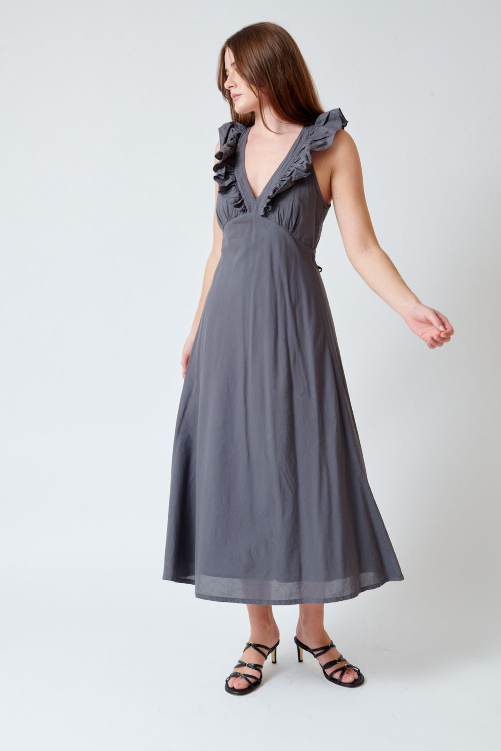 Julia wearing Xirena Candace Dress front view