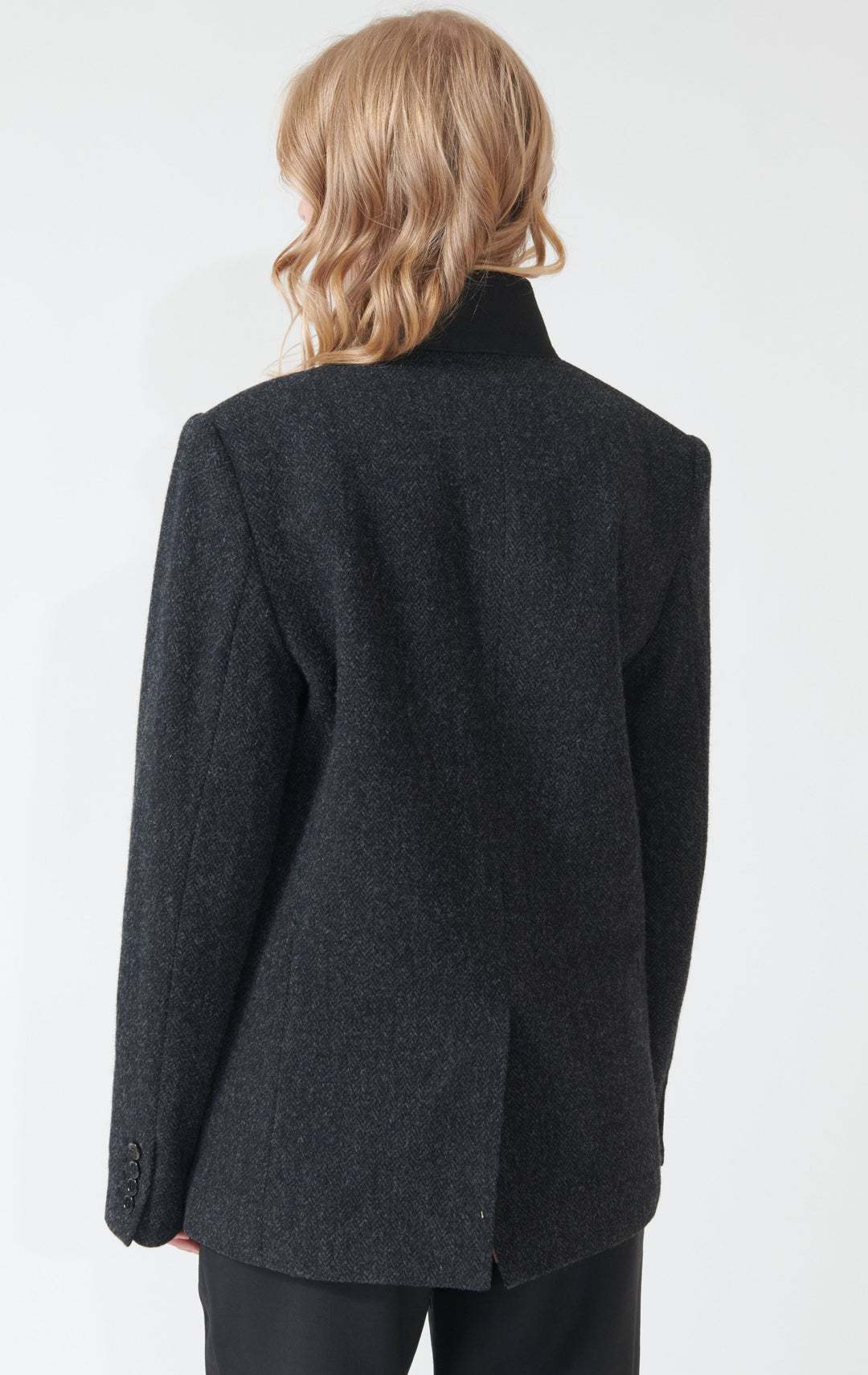 Madi wearing 6397 Sporting Jacket rear view