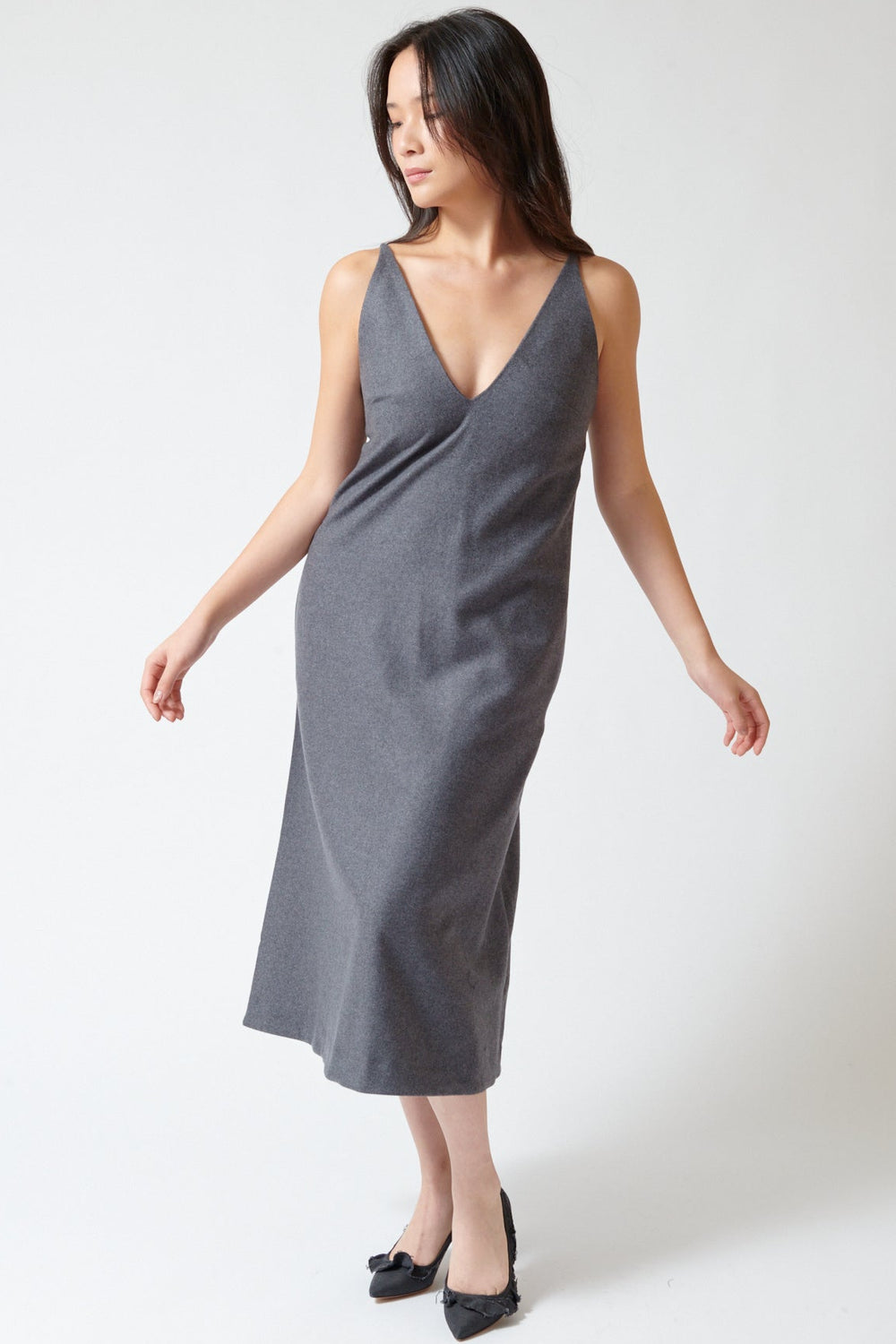 Lilly wearing The Garment Mitch Dress front view