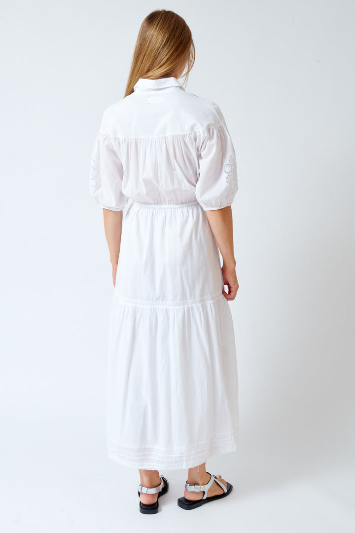 Mari wearing Xirena Kaya Dress rear view