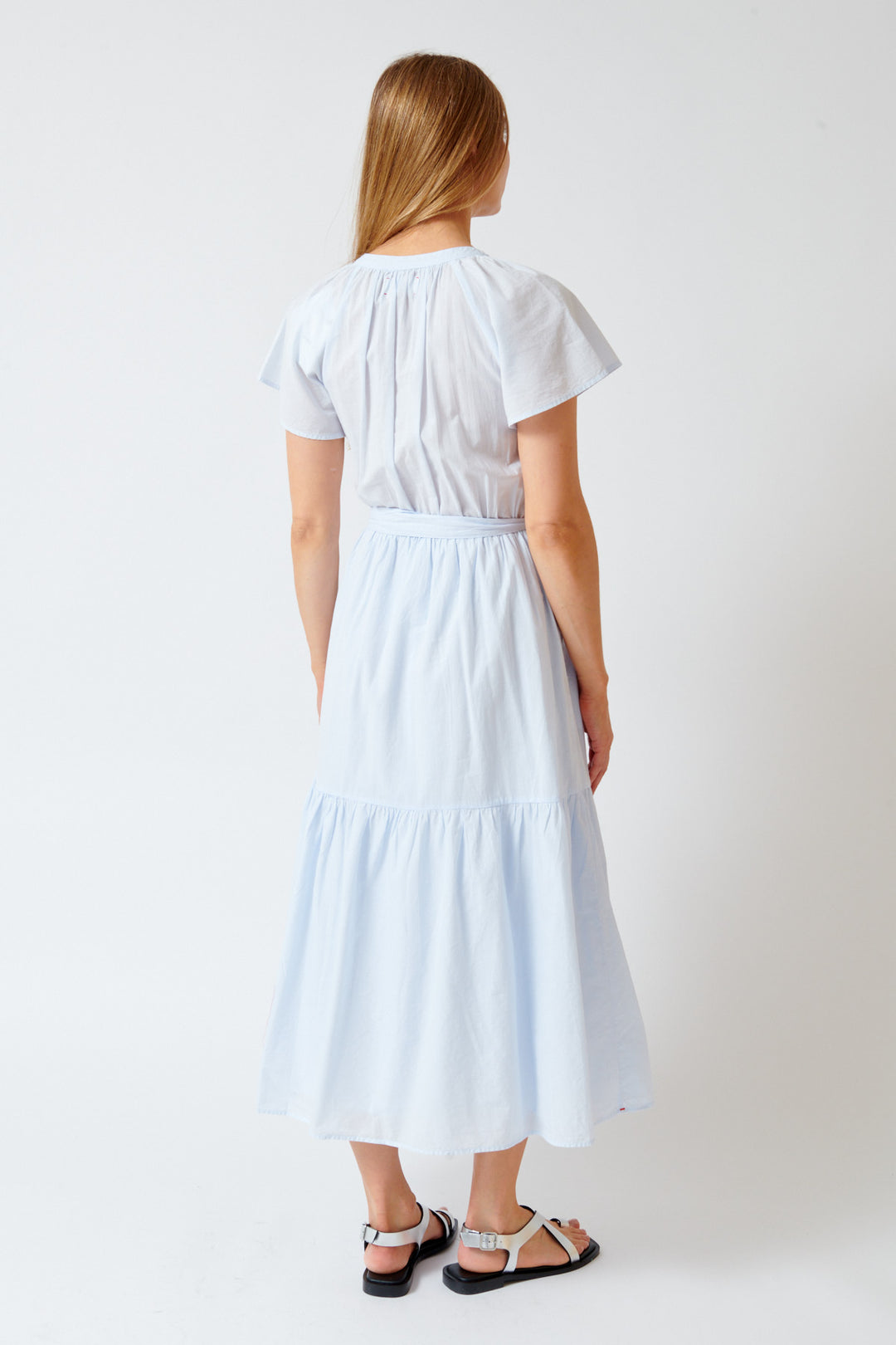 Mari wearing Xirena Joy Dress rear view