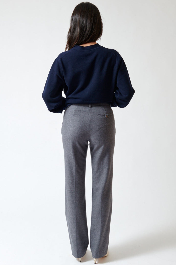 Lilly wearing The Garment Mitch Pants rear view