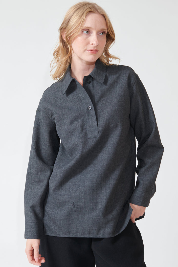 Studio Nicolson Pinole Half Placket Shirt