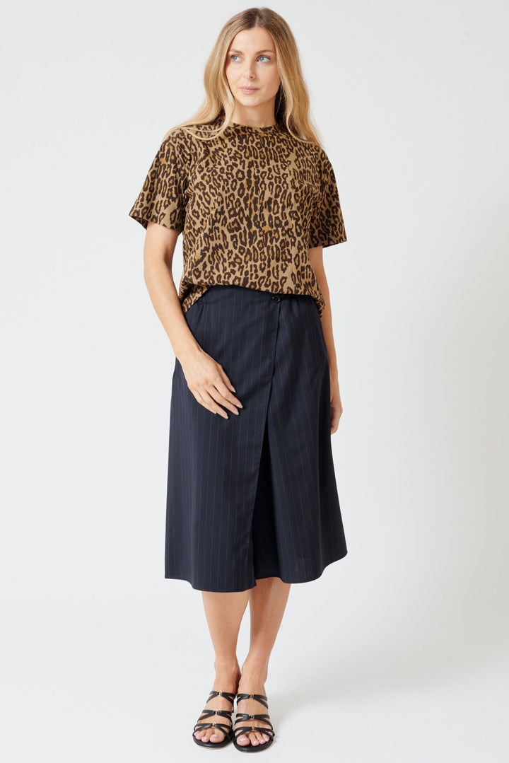 Mari wearing 6397 Wrap Short front view