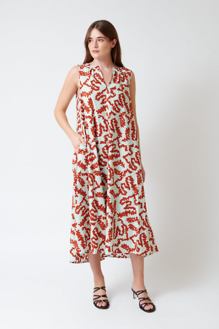 Julia wearing Odeeh Twigs Dress front view