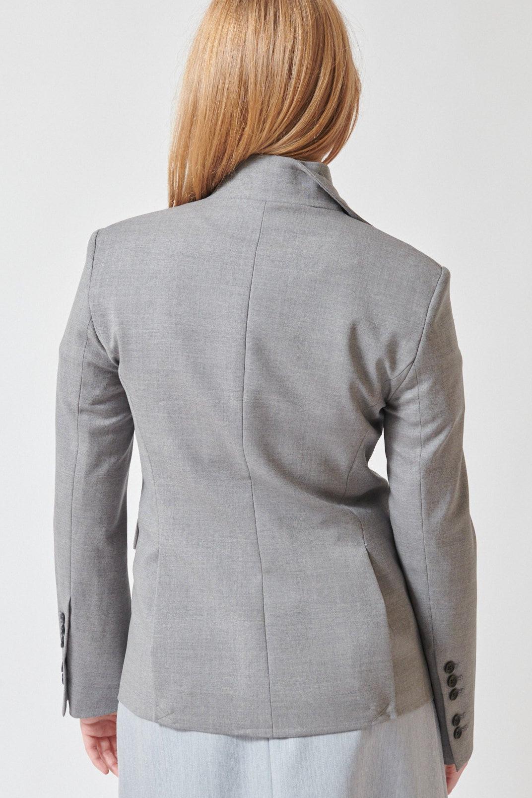 Waverly wearing TWP The Double Take Blazer rear view