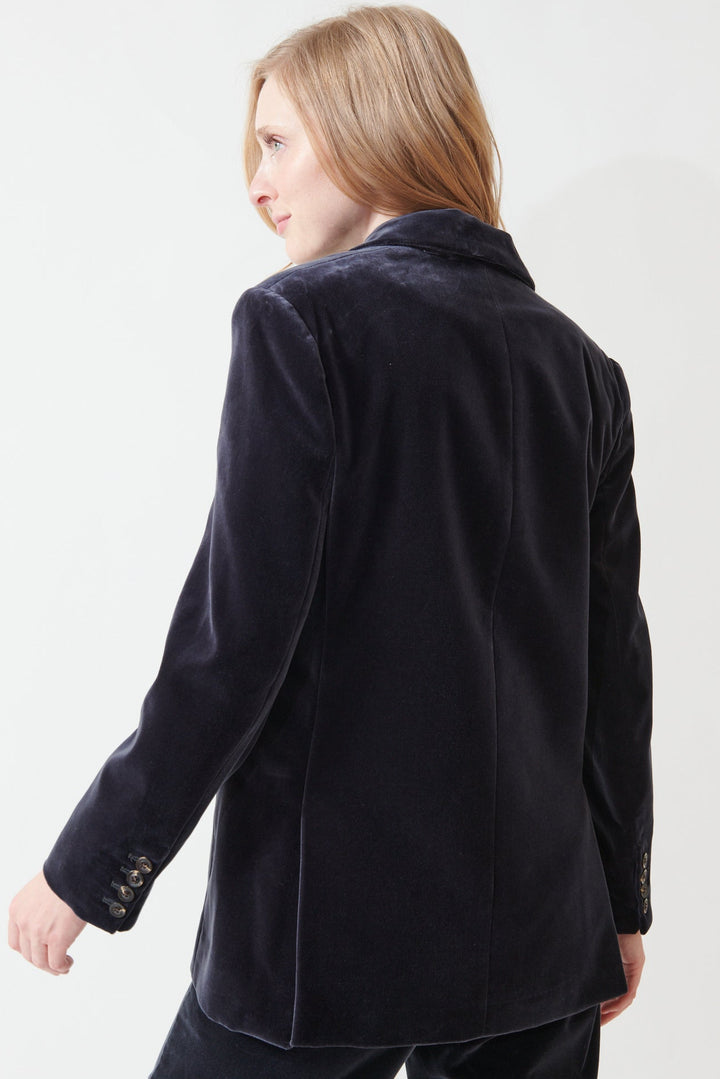 Madi wearing Soeur Sevres Blazer rear view