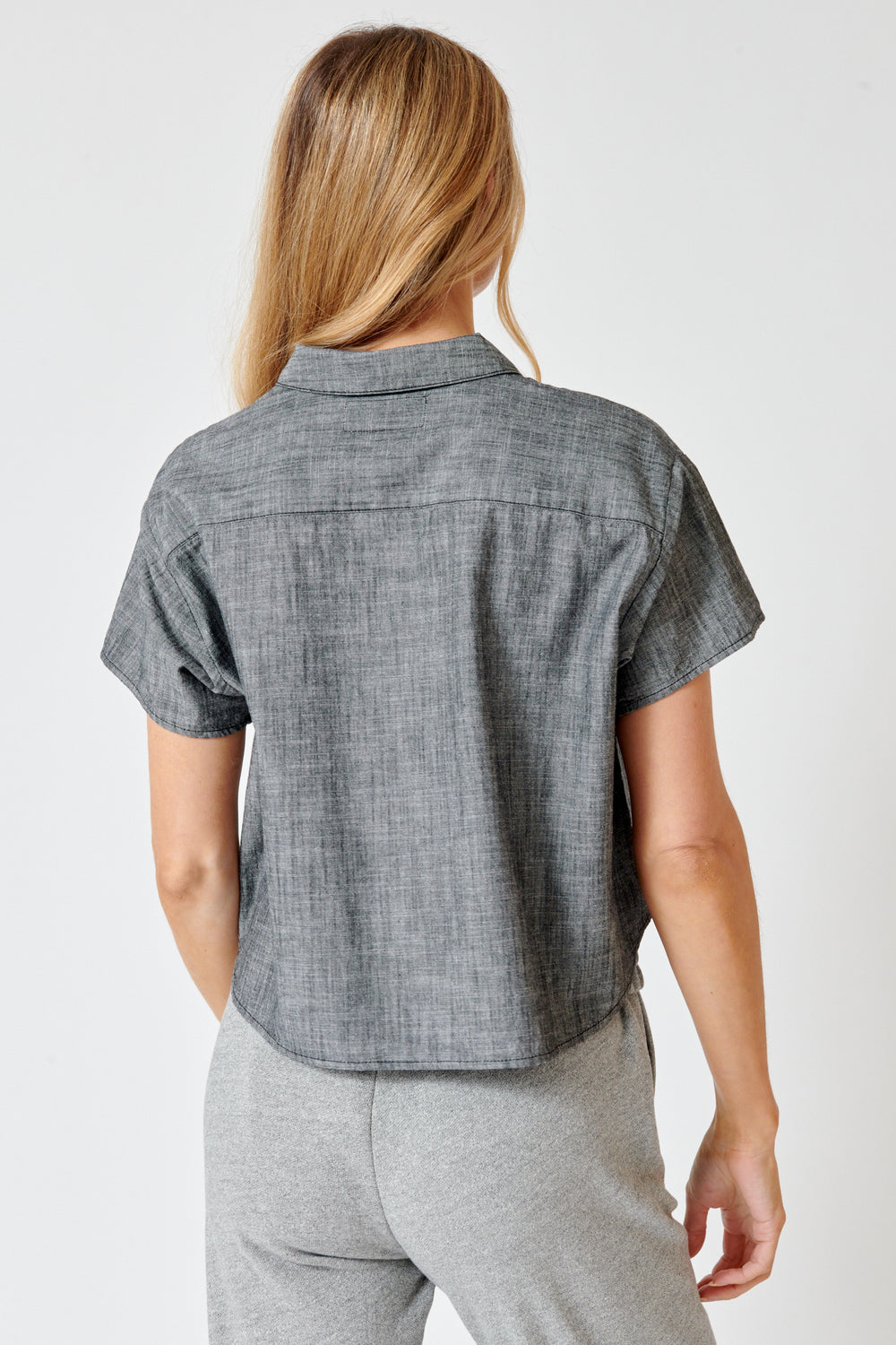 Mari wearing The Great The Valor Top rear view