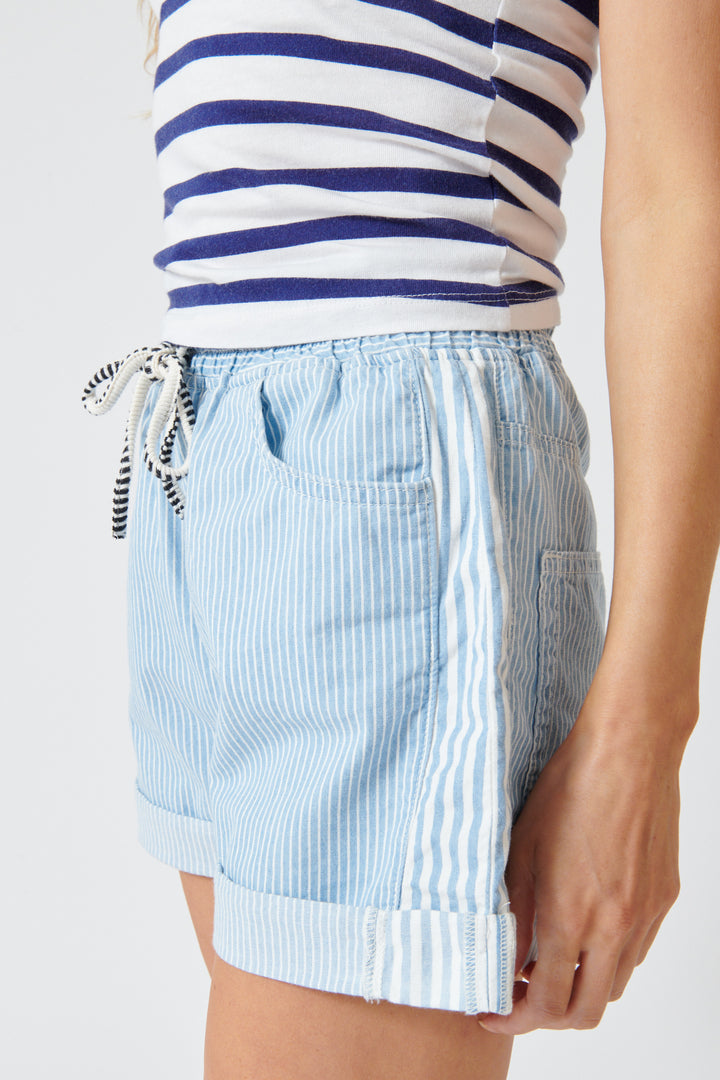 Mari wearing ASKK NY Cancun Short detail view