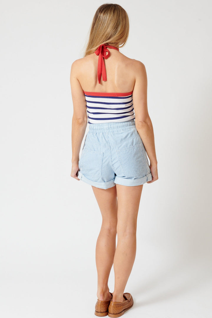 Mari wearing ASKK NY Cancun Short rear view