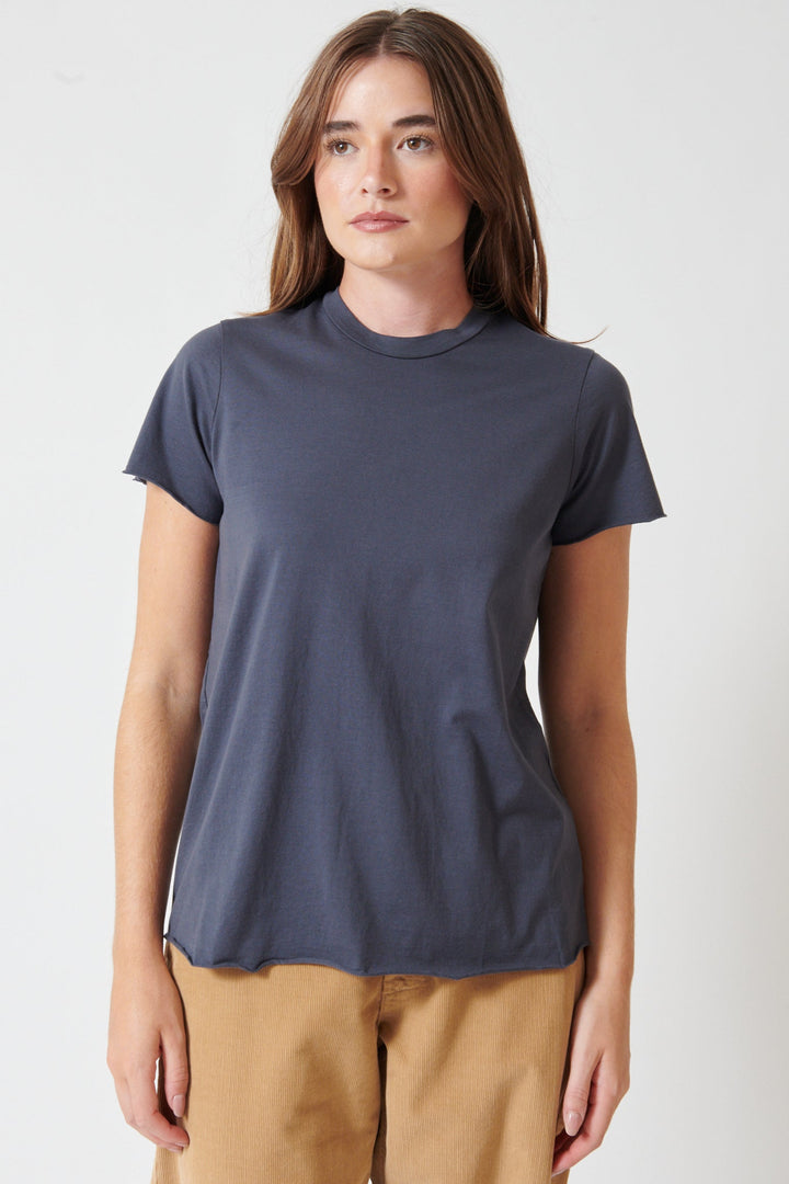 Julia wearing Labo.Art Rico Tee Shirt front view