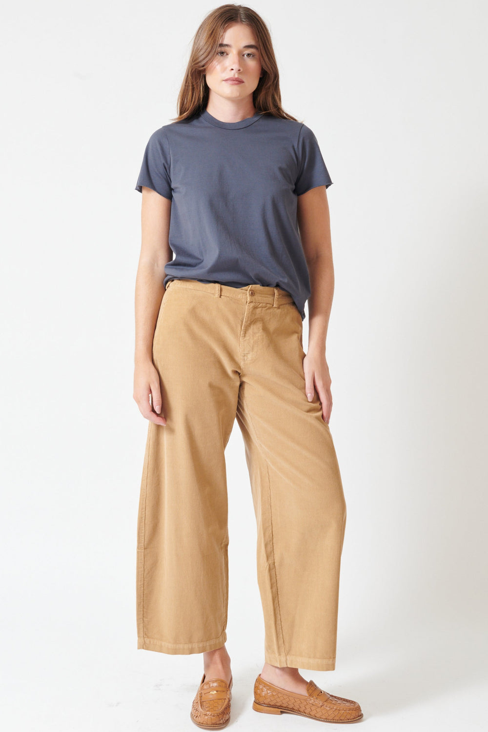 Julia wearing Labo.Art Sarcasm Pants front view