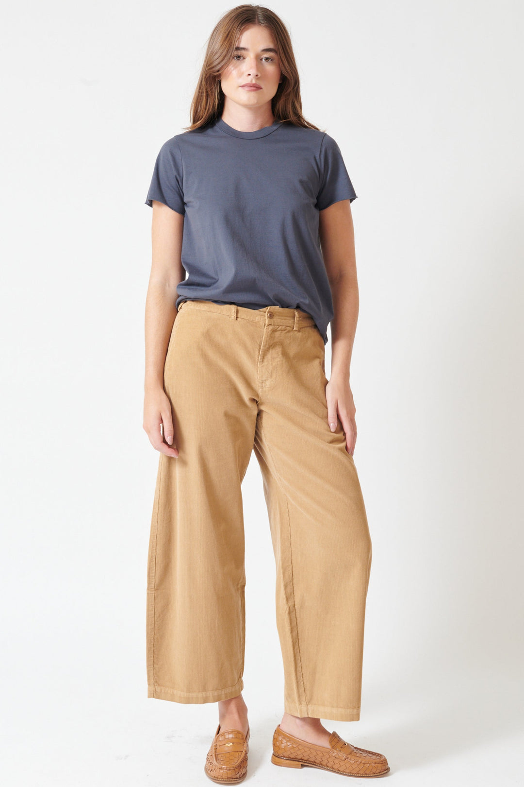 Julia wearing Labo.Art Sarcasm Pants front view