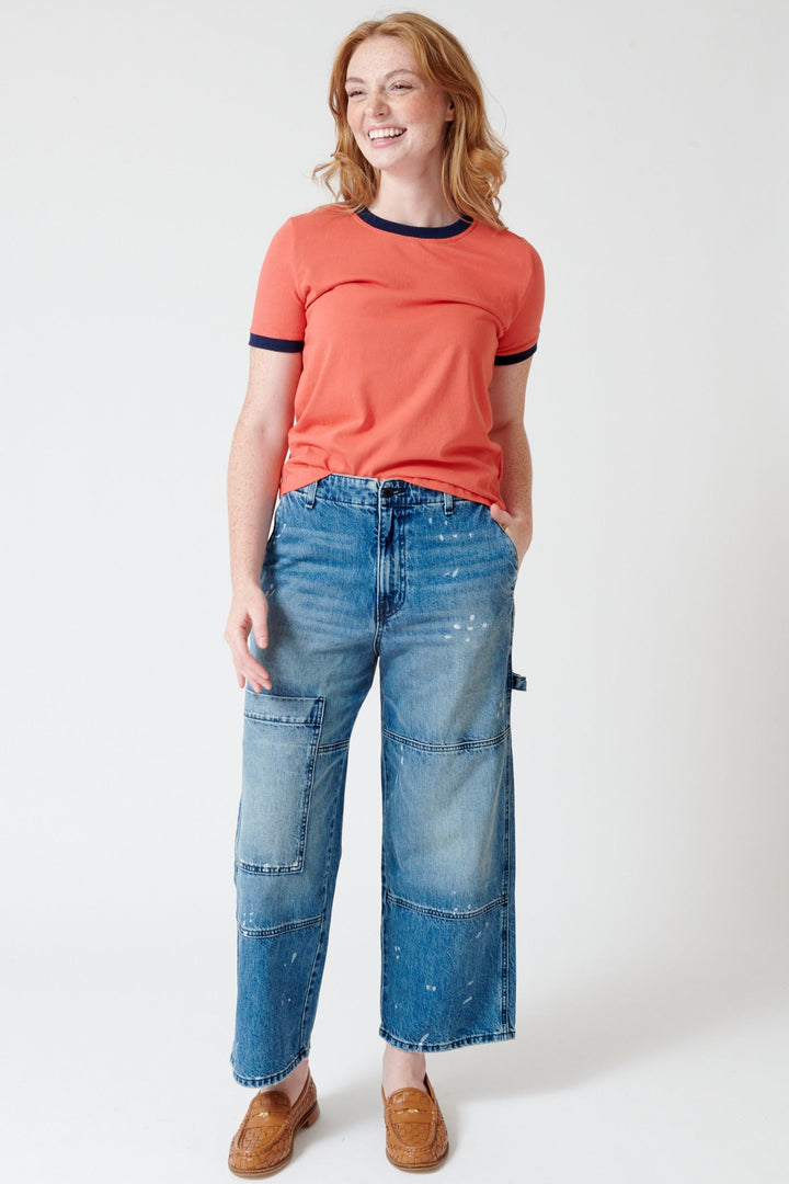 Waverly wearing ASKK NY Carpenter Mammoth front view