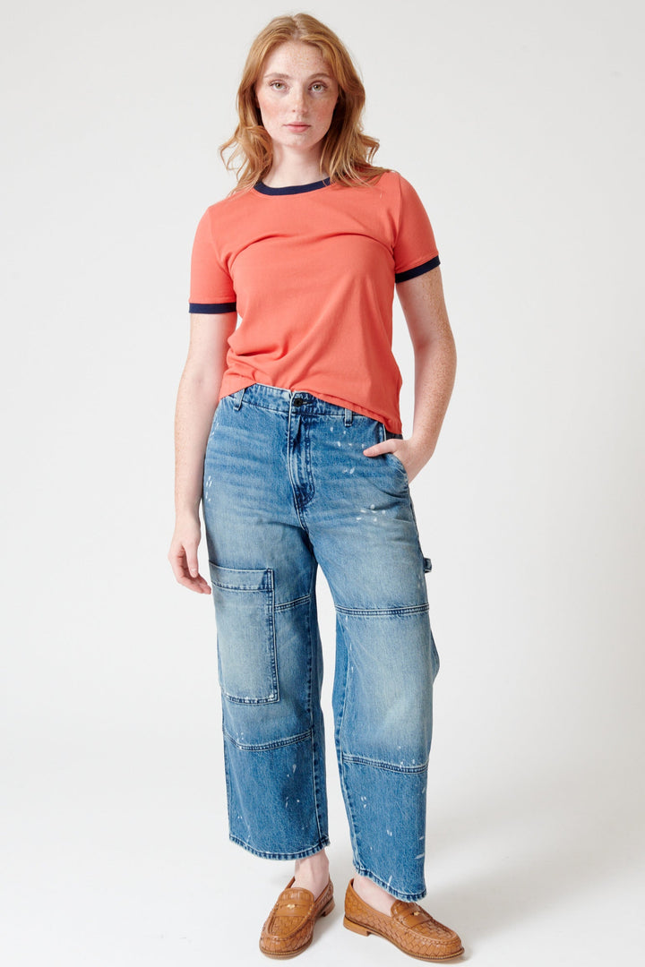 Waverly wearing ASKK NY Carpenter Mammoth front view
