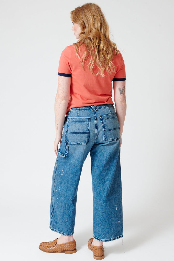 Waverly wearing ASKK NY Carpenter Mammoth rear view