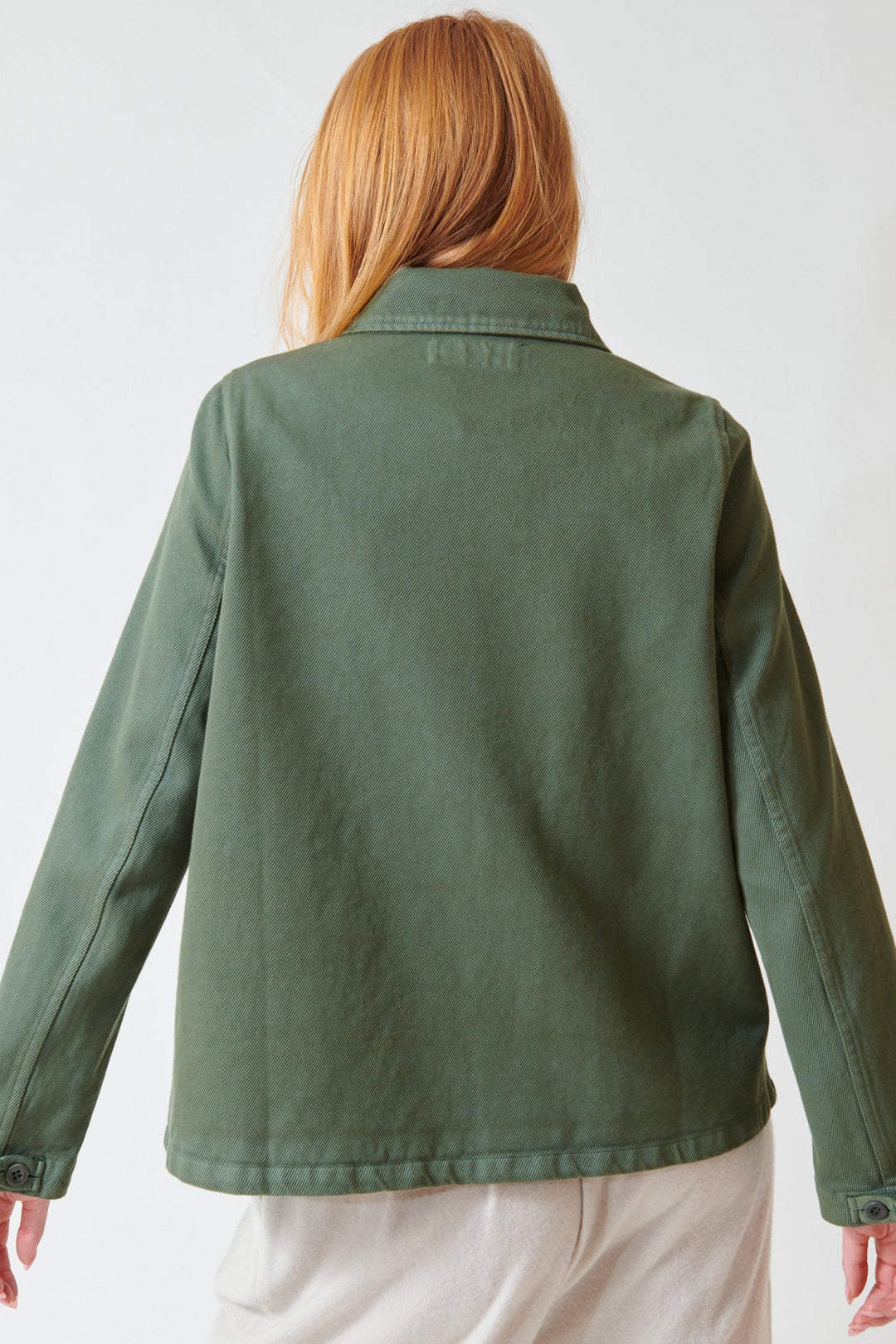 Aysia wearing Labo.Art Final Twist Jacket rear view